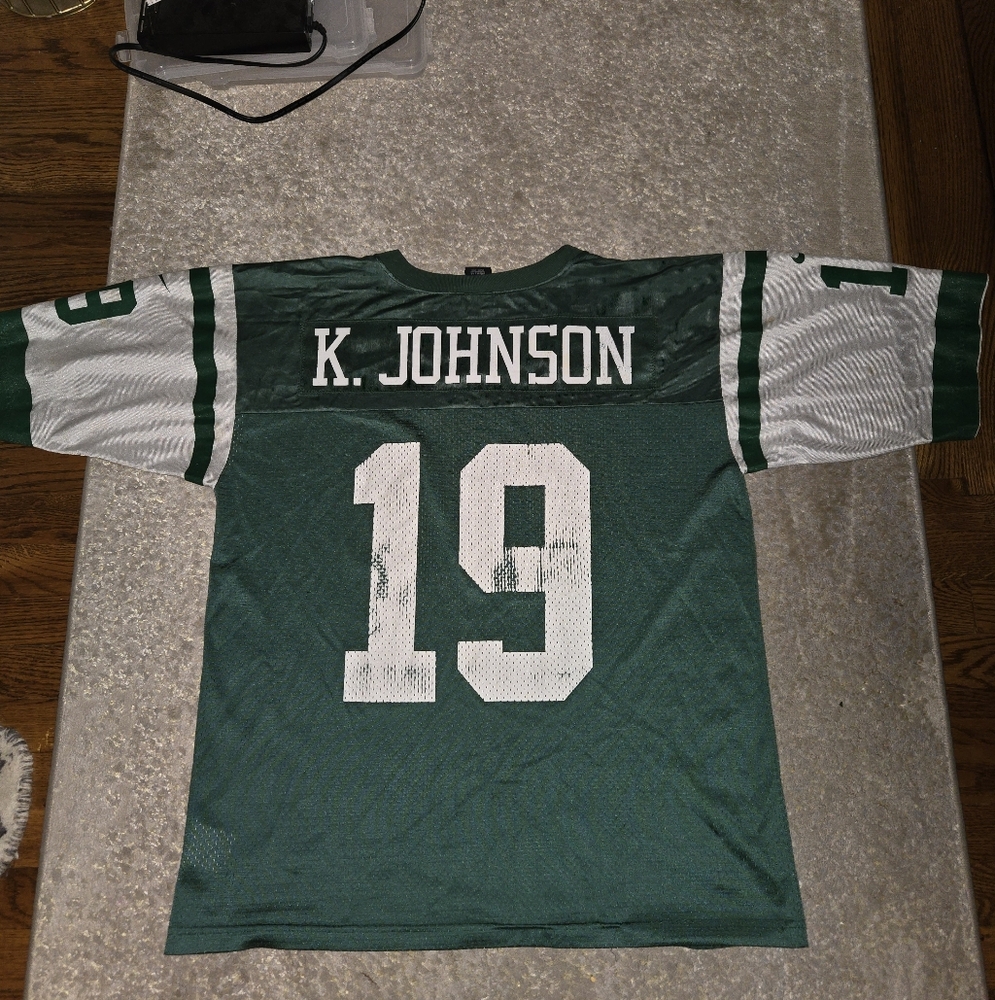 New York Jets Keyshawn Johnson Nike Jersey Sz Lg
